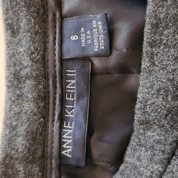 Anne Klein Dark Gray Skirt Size 6 - Picture 3 of 6